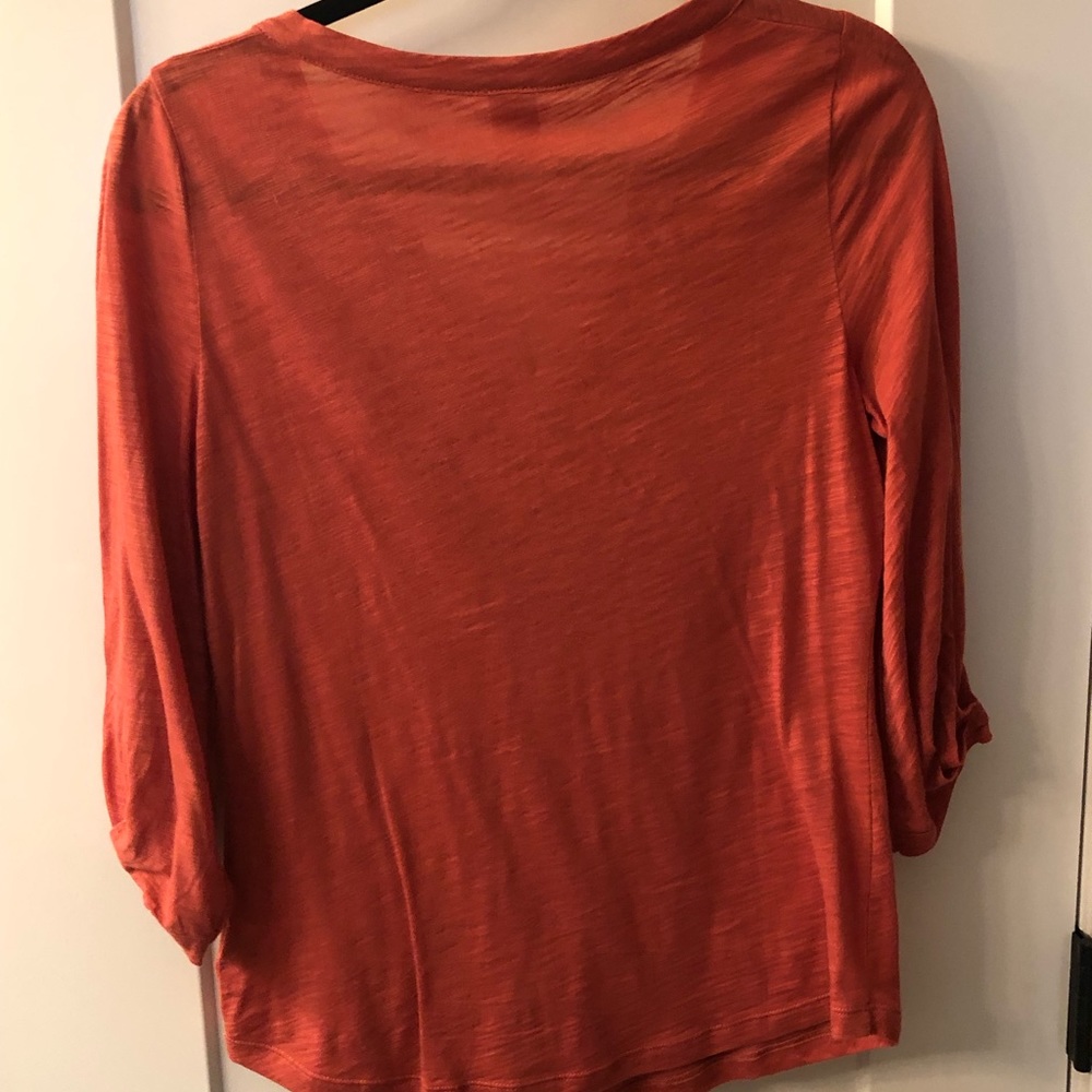 Anthropologie C Keer Loop De Loop Henley Top - image 6